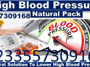 NATURAL REMEDY FOR HIGH BLOOD PRESSURE