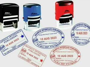 We Design and Make Self Inking Stamps