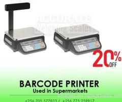 barcode printing scale with printing speed >50mm/s with 1year warranty in shop Kampala