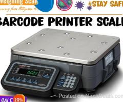 table top type price barcode printing scale with PC software at low price wandegeya