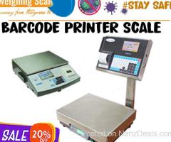 barcode printer scale with date/time setup prices