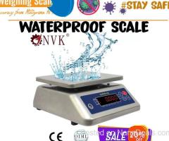 moisture and dirt proof weighing scale with digital display