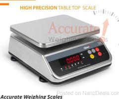 table top rustproof weighing scales for seafood markets use