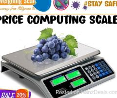 price computing scale with money change function at supplier shop Kampala