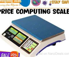 Price computing scale auto power off from a trader wandegeya