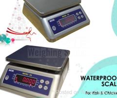 moisture and dirt proof weighing scale with digital display