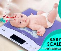 Versatile digital baby weighing scale with LCD backlit display for sell