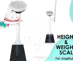 Hospital mechanical height and weight scale in Uganda