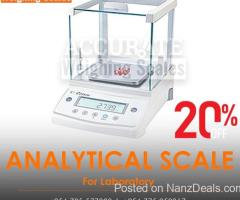 Automatic readings electronic analytical balance