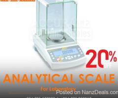 Electric digital analytical balance scale for chemistry lab