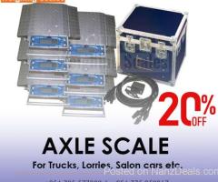 axle trucks wheel weigher with easy lock and off ramps for sale