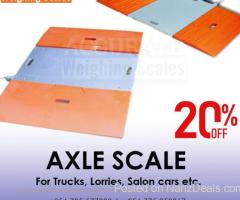 axle car scales with double in and out ramps for stability at affordable prices