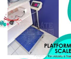 Commercial use electronic digital platform weighing scales