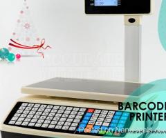 table top type price barcode printing scale with PC software at low price wandegeya