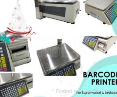 Supermarket barcode printer scale with optional USB interface from trader