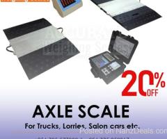 axle car scales with double in and out ramps for stability at affordable prices