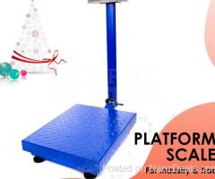 Purchase commercial light duty platform weighing scales in stock Wandegeya.