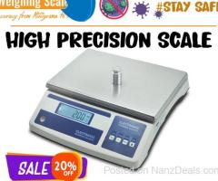 High precision analytical balance with auto internal calibration