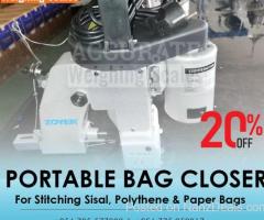 Plain Sew Heavy Duty Bag Closing System machinery