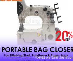 Automatic single needle industrial closing machine for bags