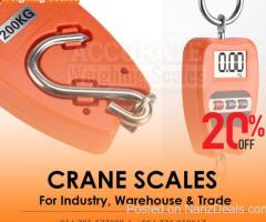 precise Mini Crane Scale Portable LCD display