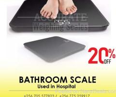 Bathroom scales of high accuracy and consistency from mandated suppliers