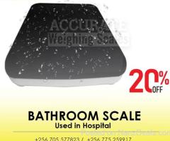 Bathroom scales of high accuracy and consistency from mandated suppliers