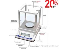 analytical laboratory balance stainless steel weighing pan