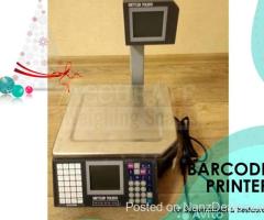 table top type price barcode printing scale with PC software at low price wandegeya