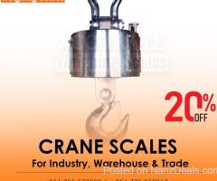 Digital crane weighing scale for precise weight measurements