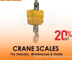 Heavy-duty crane weighing scale for manufacturing, logistics