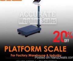 Purchase completely digital light duty platform weighing scales