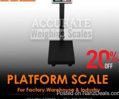 Purchase high quality light duty digital platform scales with a warranty