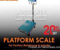 Calibration certificate to Platform weighing scale at suppliers Wandegeya