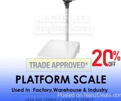 light duty Platform weighing scale that are not easily manipulated