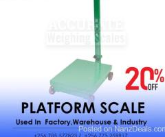 Embrace our scales standards by purchasing platform weighing scales at supplier shop Wandegeya