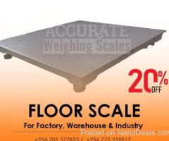 light duty digital floor weighing scales 1000kgs, 2000kgs, 5000kgs