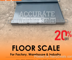 Digital light weight floor weighing scales 1000kgs