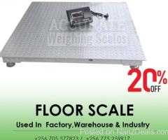 highly stable heavy-duty floor weighing scales at supplier shop