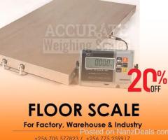 floor scales designed for heavy duty measurements