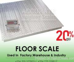 different types and brands of industrial checked floor scales