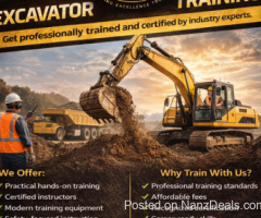 EXCAVATOR OPERATOR TRAINING – ENROL NOW