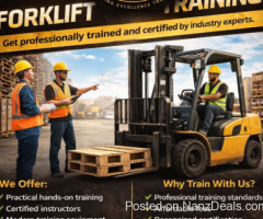 Become a Certified Forklift Operator!