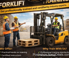 Become a Certified Forklift Operator!