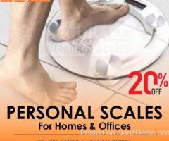 Household Personal Scale with Body Fat Weight monitor 150kg