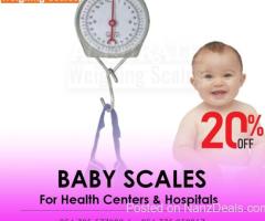 Accurate mechanical baby weighing scales