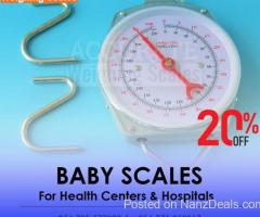 Adjustable jumping seca dial baby weighing scales