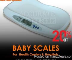 Rechargeable batteries digital baby weighing scale