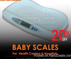 medical baby weighing scales with optional Bluetooth interface