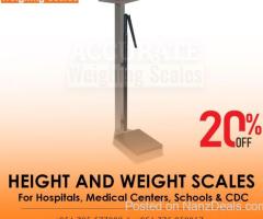 digital Height And Weight Weighing Scale Commercial For Clinic